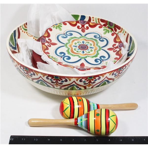 MARACAS AND PLATES
