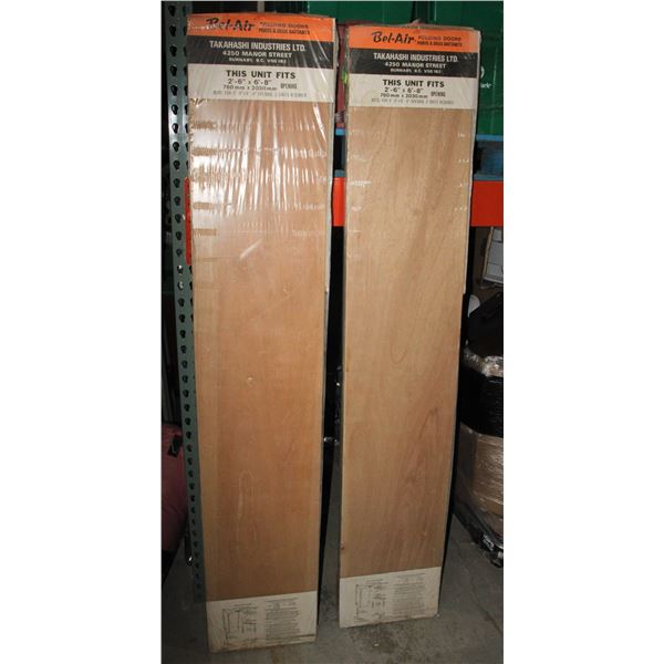 NEW PAIR OF BEL AIR FOLDING DOORS