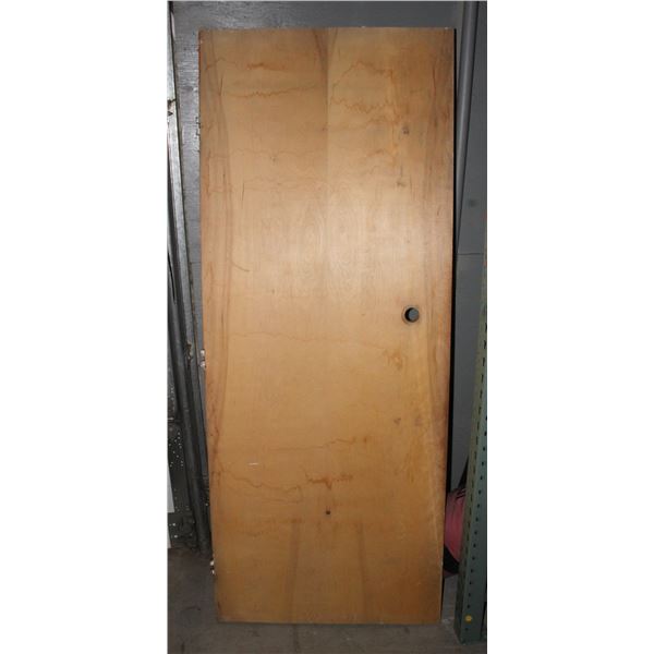 32" SOLID CORE DOOR, HOLE DRILLED FOR HANDLE