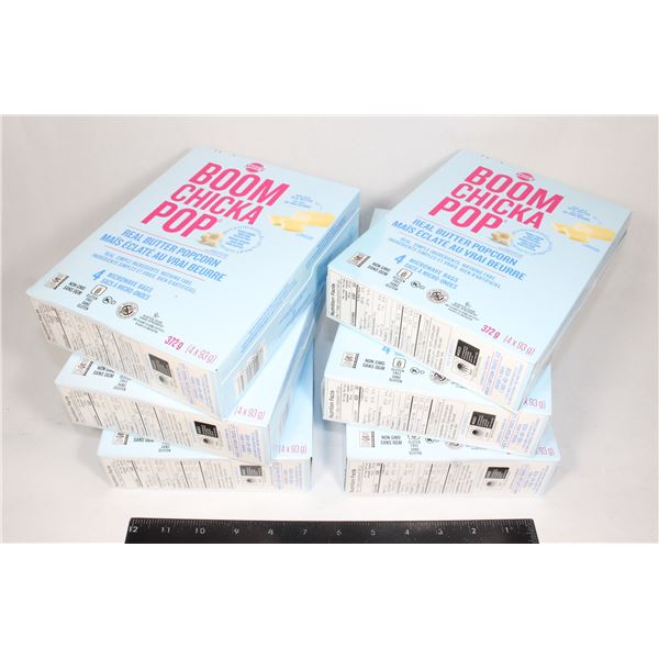 CASE OF BOOM CHICKA POP REAL BUTTER POPCORN 2232G