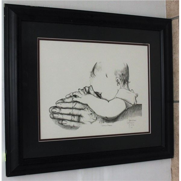 FRAMED PRINT"DADDYS DREAM" BY DAVE MCCAMON