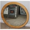 Image 1 : ROUND WOOD FRAME MIRROR
