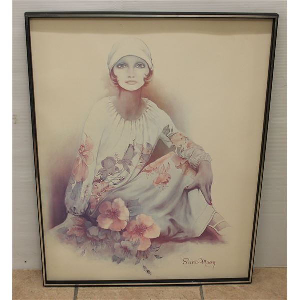 FRAMED PRINT"MOSHGAN" BY ARTIST SARAH MOON