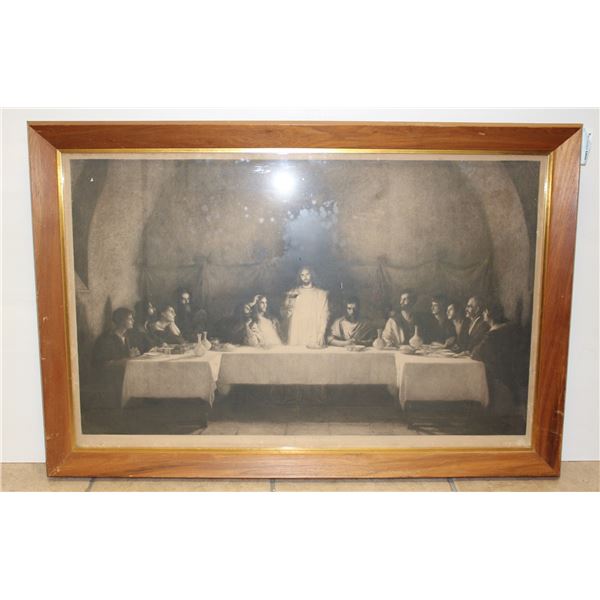 FRAMED PRINT"THE LAST SUPPER" BY PASCAL DAGNAN