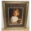 Image 1 : FRAMED PRINT"THE STORY BOOK" BY WILLIAM BOUGUEREAU