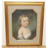 Image 1 : ANTIQUE PRINT OF YOUNG CHILD. MEASUREMENTS 28"X24"
