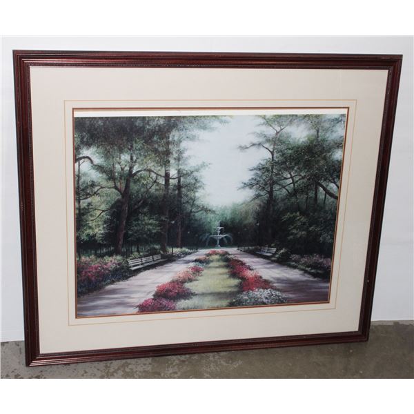 FRAMED UNDER GLASS ARTWORK