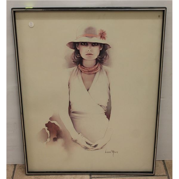 FRAMED PRINT"JACQUELINE" BY SARAH MOON