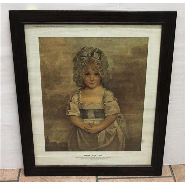FRAMED PRINT OF "MISS PAPENDICH" BY JOHN HOPPNERS