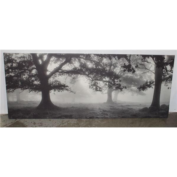 TREES WALL ART SCENE APPROX 55" X 22"