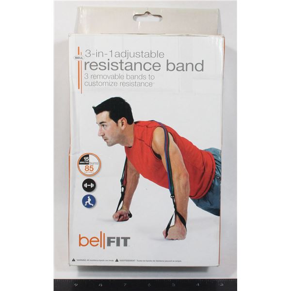 BELLFIT 3 IN 1 ADJUSTABLE RESISTANCE BAND