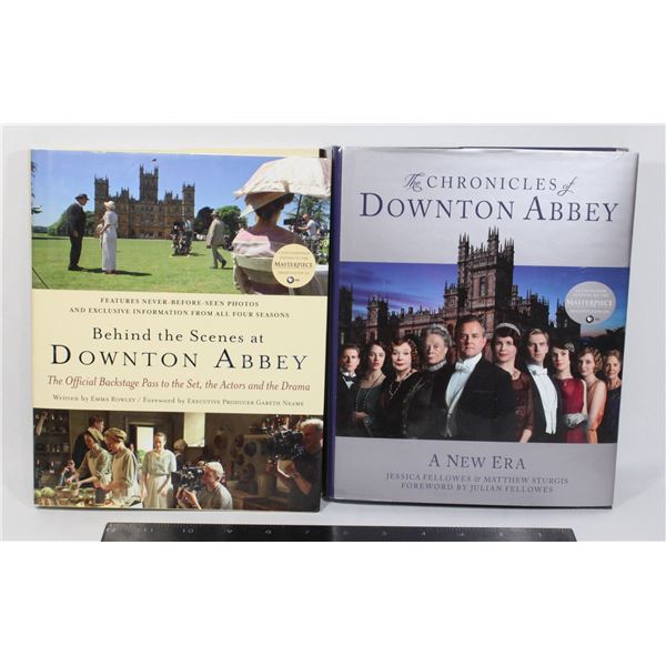 TWO HARDCOVER DOWNTON ABBEY BOOKS