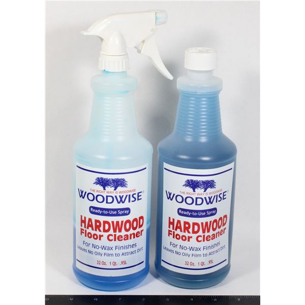 PAIR OF WOODWISE HARDWOOD FLOOR CLEANER