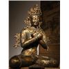 Image 1 : MING DYNASTY TIBETAN VAJRA MASTER STATUE