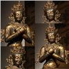 Image 2 : MING DYNASTY TIBETAN VAJRA MASTER STATUE