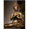 Image 6 : MING DYNASTY TIBETAN VAJRA MASTER STATUE