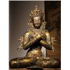 Image 8 : MING DYNASTY TIBETAN VAJRA MASTER STATUE