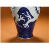 Image 5 : MING DYNASTY SACRIFICIAL BLUE GLAZE PILE SCULPTURE OF WHITE DRAGON PATTERN PLUM VASE