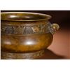 Image 3 : MING DYNASTY COPPER BEAST HEAD EAR XUANDE FURNACE