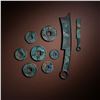 Image 1 : A SET OF NINE ANCIENT CHINESE COINS