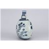 Image 3 : MING YONGLE BLUE AND WHITE ASTER AND CARNATION MOON WRAPPING VASE