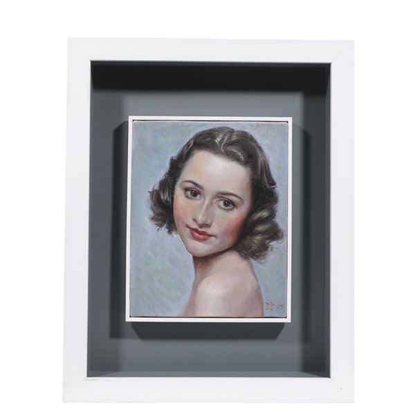 LIUYE(CHINA B.1964),ATTRIBUTED TO,OIL ON CANVAS, ORIGINAL PERIOD FRAME