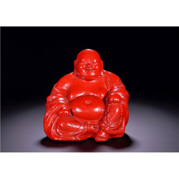 MAITREYA BUDDHA LACQUERWARE FROM THE QING DYNASTY