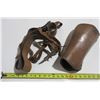 Image 1 : Antique Military Leather Leg Guard & Harness Set