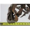 Image 2 : Antique Military Leather Leg Guard & Harness Set