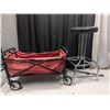 Image 2 : Stools with folding wagon, and extra stool legs