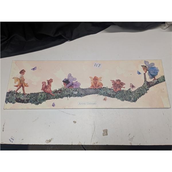 Anne Geddes print, 36x12"