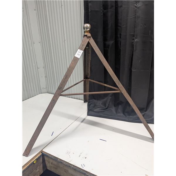 Trailer hitch support, 2", 29.5" tall