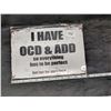 Image 2 : Metal sign, 12x8", OCD