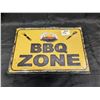 Image 1 : Metal sign, 12x8", BBQ
