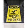 Image 1 : Metal sign, 12x8", Caution