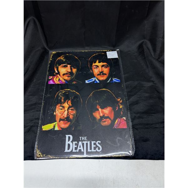 Metal sign, 12x8", Beatles
