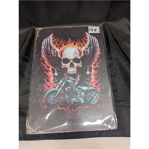 Metal sign, 12x8", Harley Davidson