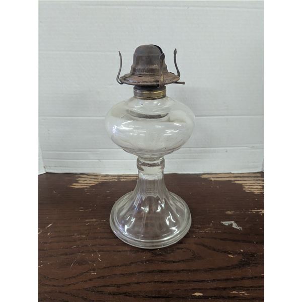Vintage Kerosene Lamp – Glase Base, No Topper