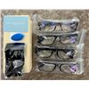 Image 1 : Lot of 4 reading glasses (+2.25). New. Never used.