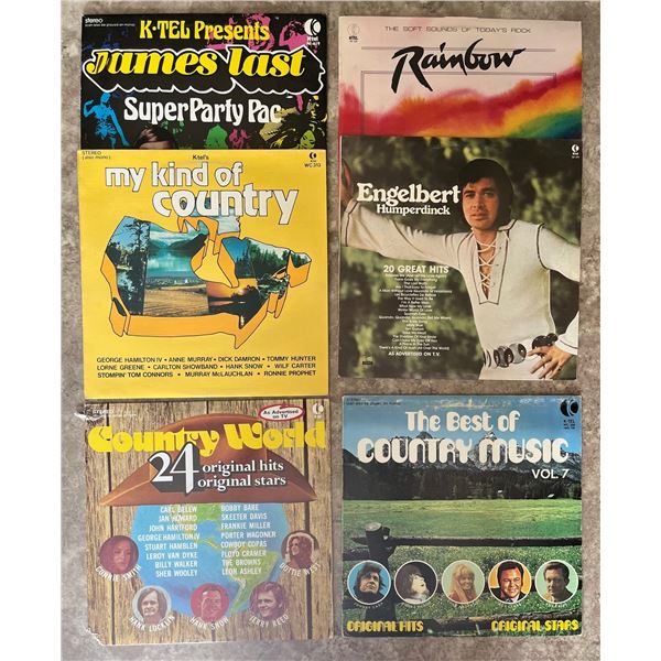 K-Tel classic LP Records x 6.