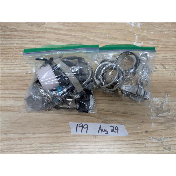 2 bags mixed watches