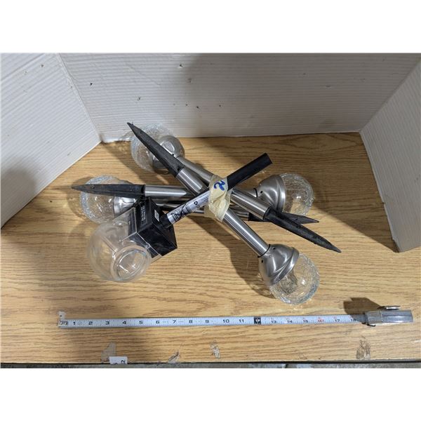 (4) Solar Lights
