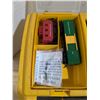 Image 6 : Toy Train Cars, Wheels, etc. in Case