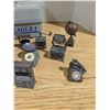 Image 2 : Small Brass Pencil Sharpeners in Plastic Tackle Box