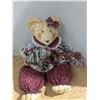 Image 2 : (2) Stuffed Animals – Bear/Mouse(?) and Rabbit