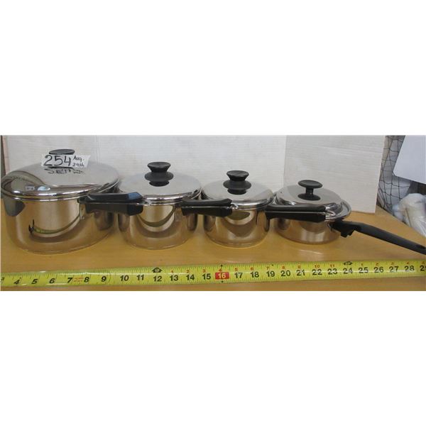 Cooking pots and lids