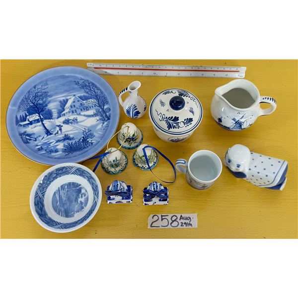 Blue and white Ceramic Collections