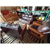 Image 11 : Living Room Sofa Set. (See pictures for dimensions)