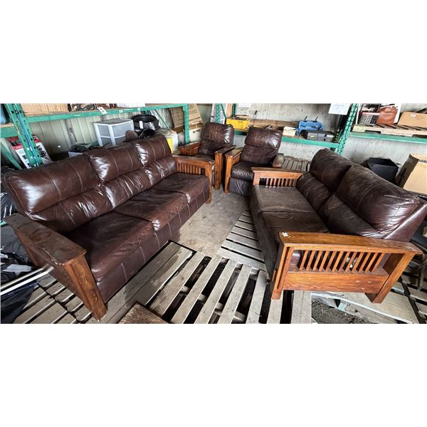 Living Room Sofa Set. (See pictures for dimensions)