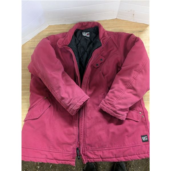 Size L-XL Women’s Insulated Canvas Work Jacket